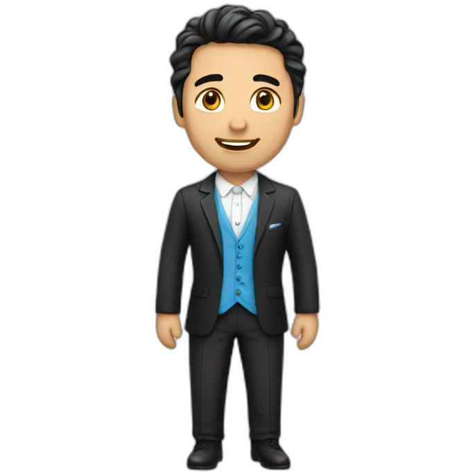 Argentinian in national suit  emoji