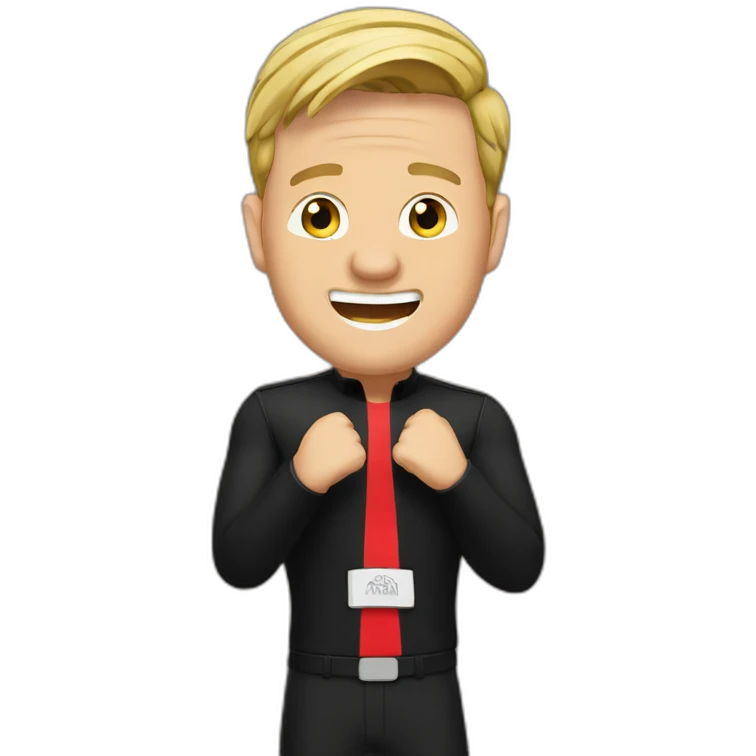 Eddie Howe celebrating emoji