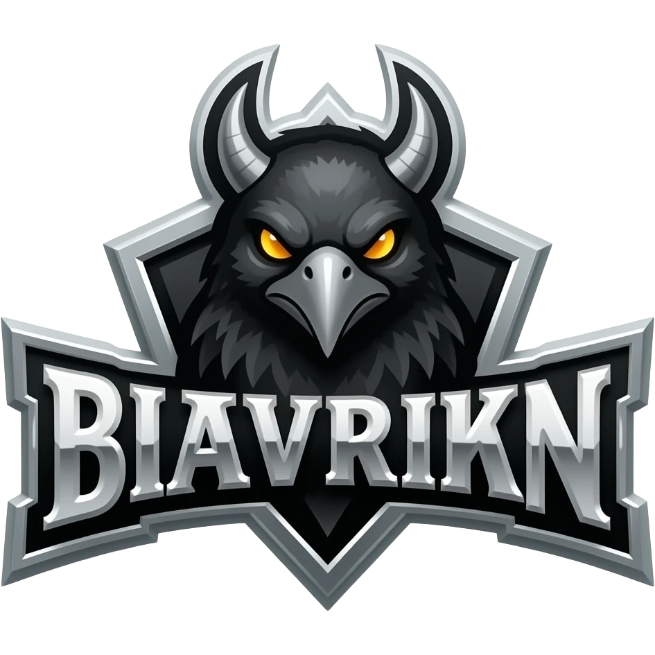 metal raven logo demonic emoji