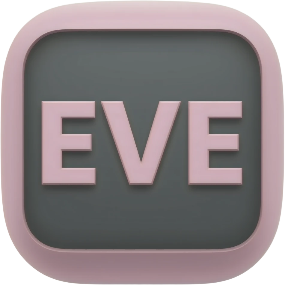 Hace uno que tenga fondo gris oscuro y que diga Eve estudio digital en rosa claro emoji