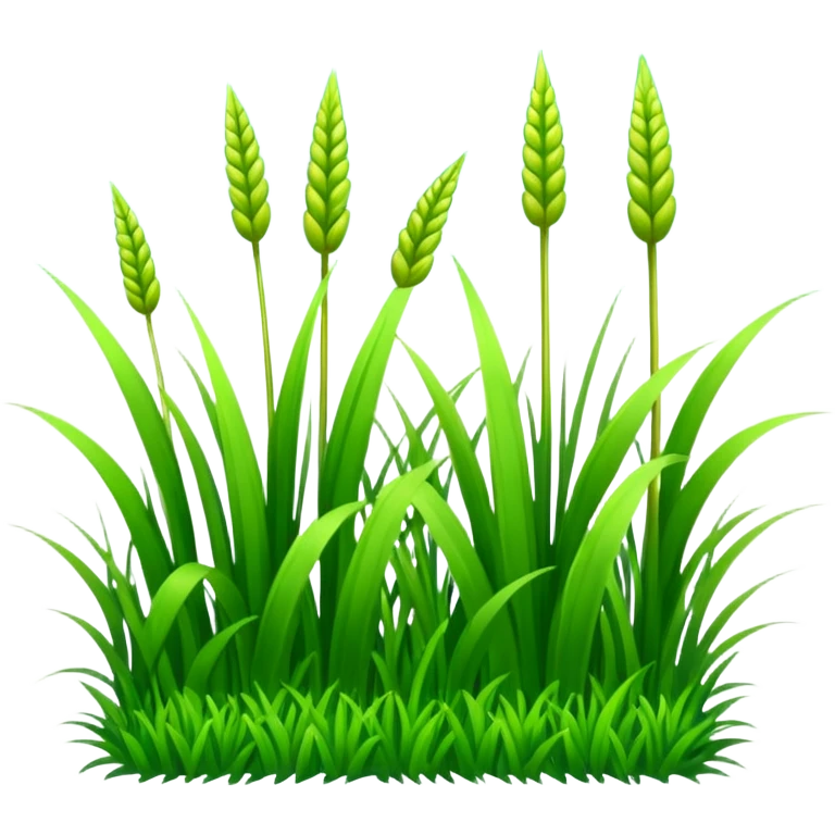 green grass straight long line emoji