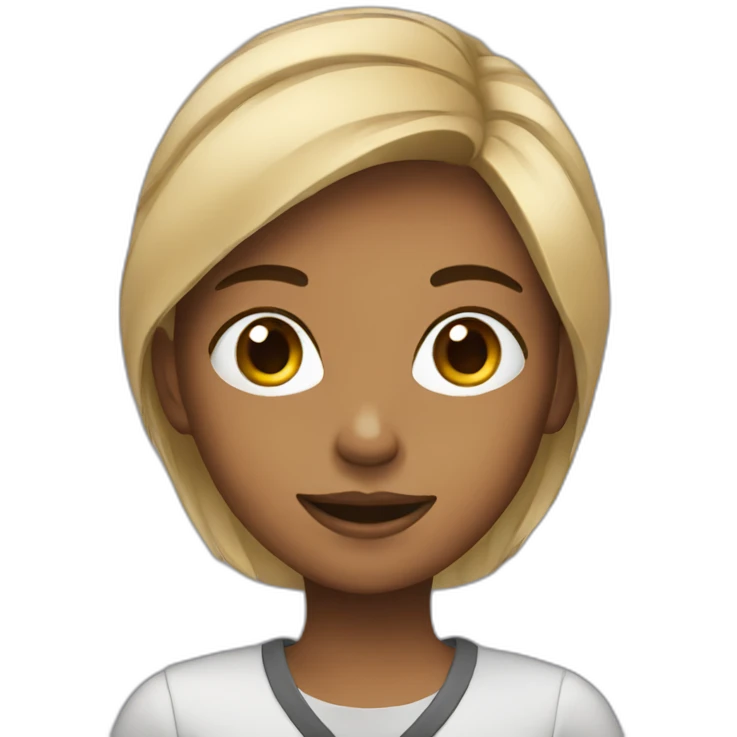 girl with cellphone emoji