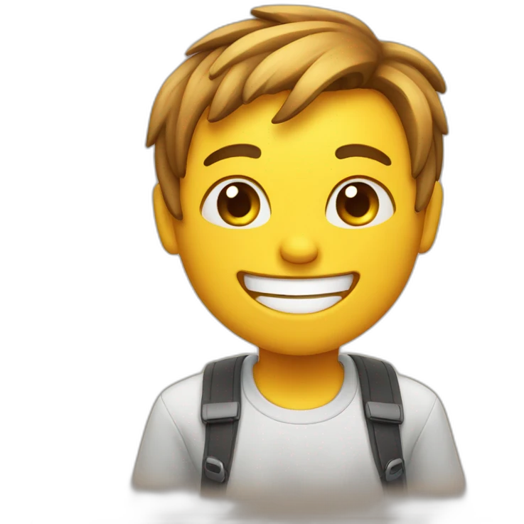happy smiley at morning emoji