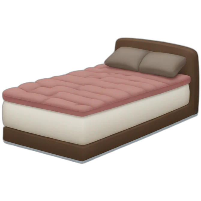 Doumbe with a mattress with “Jordan ” written on it emoji