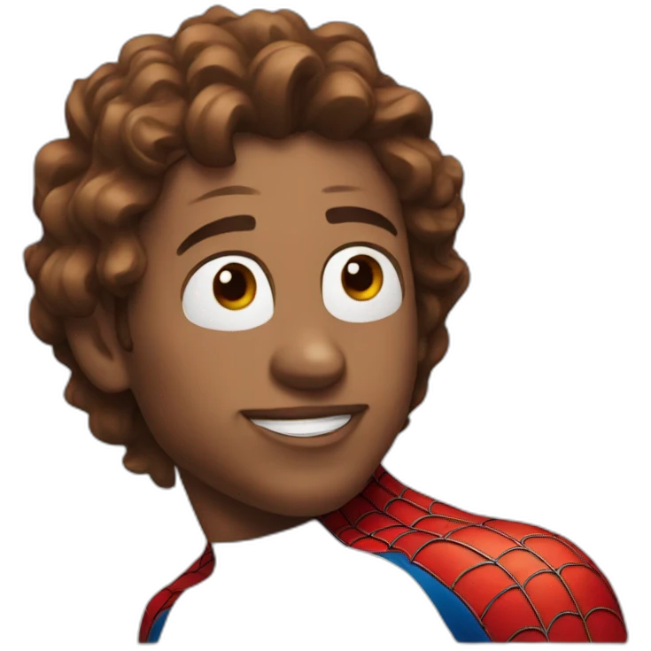 Spiderman portrait emoji
