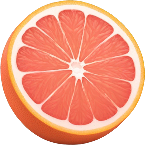 Pink Grapefruit emoji