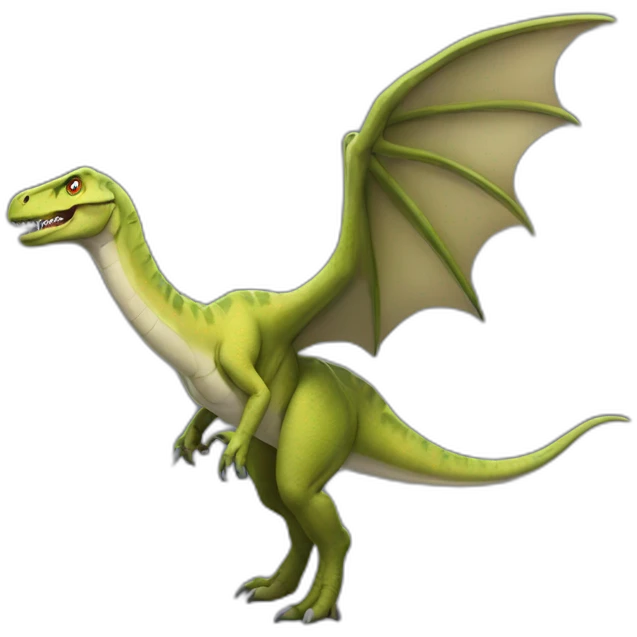 dinosaure avec des ailes emoji