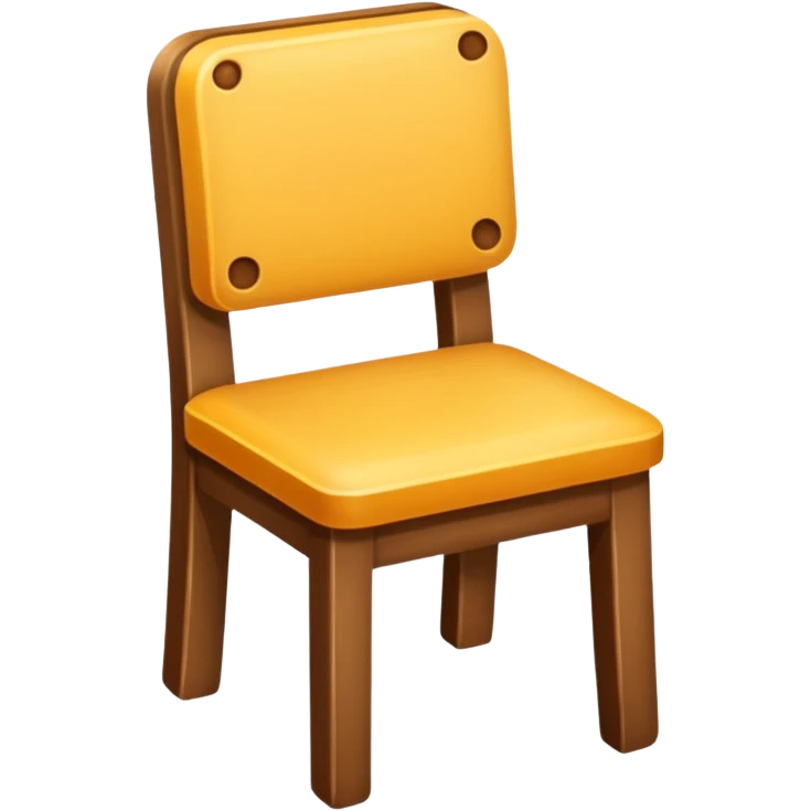 wooden chair emoji