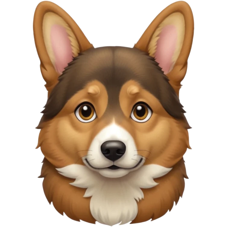 Corgi / German shepherd cross emoji