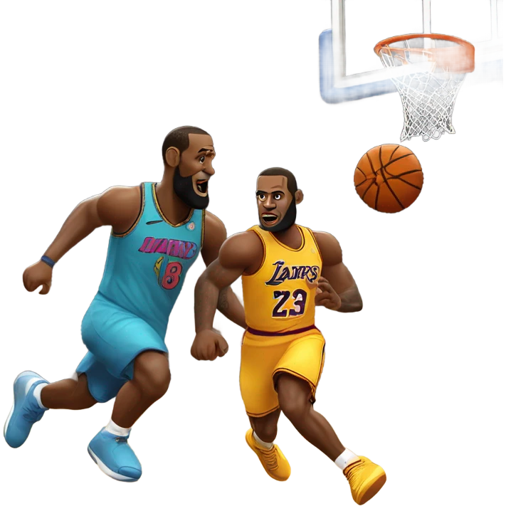 LeBron and p didn’t emoji