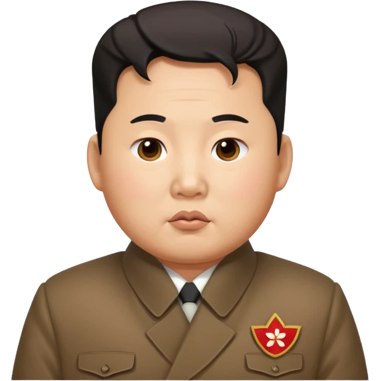 photorealistic Kim Jong-un emoji