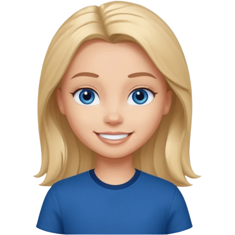 Bratz Cameron blue eyes, Blue eyes, dark blue shirt emoji