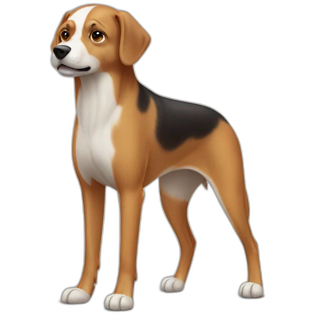 indian pariah dog full body emoji