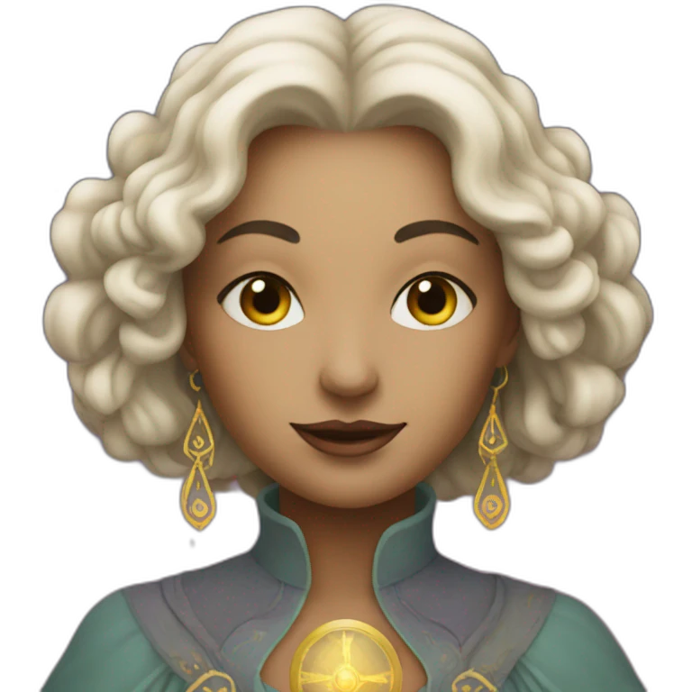 Lady with Tarot emoji