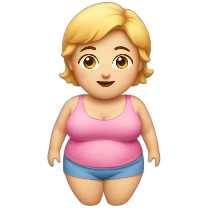 Fat-girl emoji