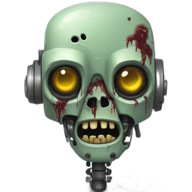 zombie robot emoji