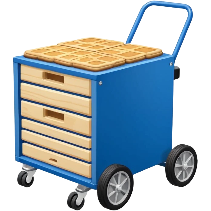 diy wood cube pancake air compressor cart plans for dewalt compressor wooden cube, blue color emoji