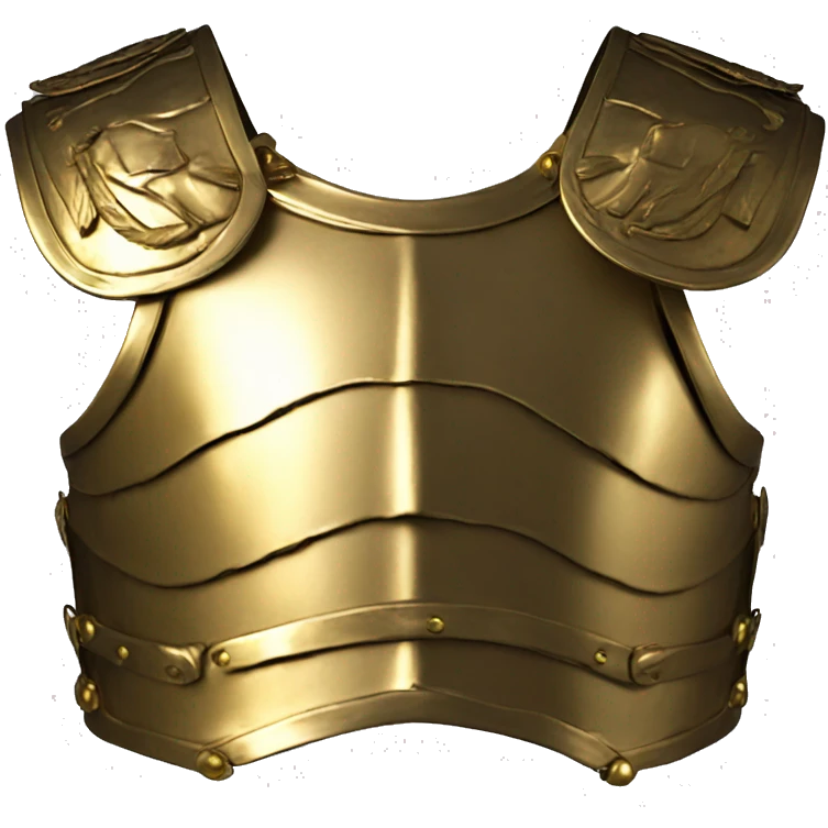 roman gladiator breastplate gold emoji