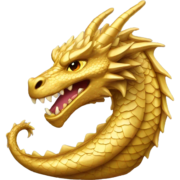 gold dragon emoji