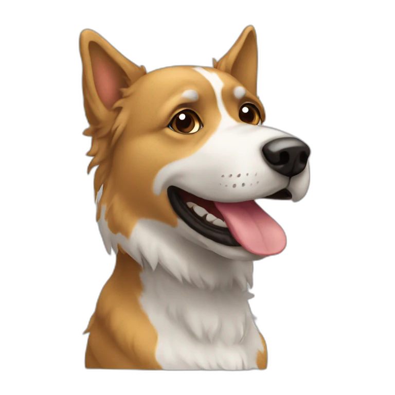 Chat avec chien emoji