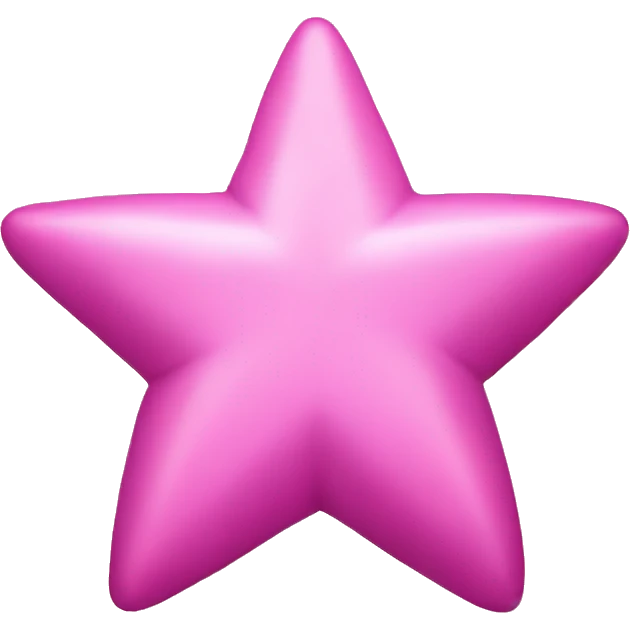 Pink Star emoji