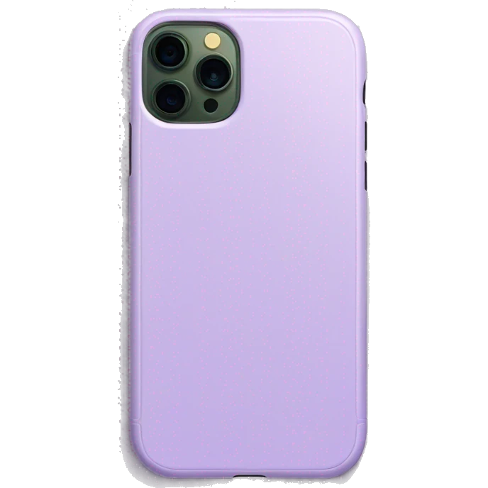 iPhone 14 pro in lilac case emoji