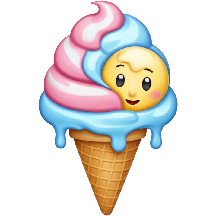Ice-Cream Moon emoji