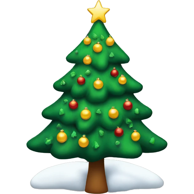 Christmas tree emoji