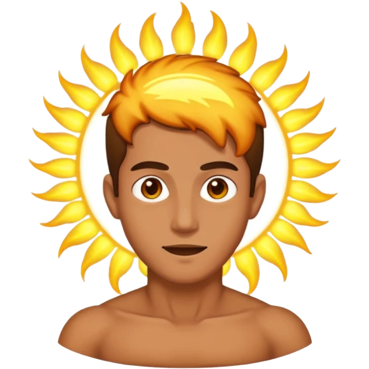 A man with Aura emoji