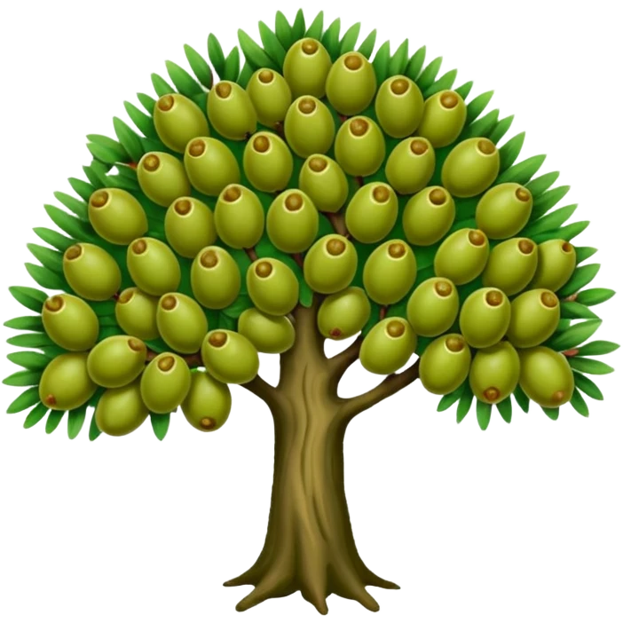 Árbol de olivas emoji