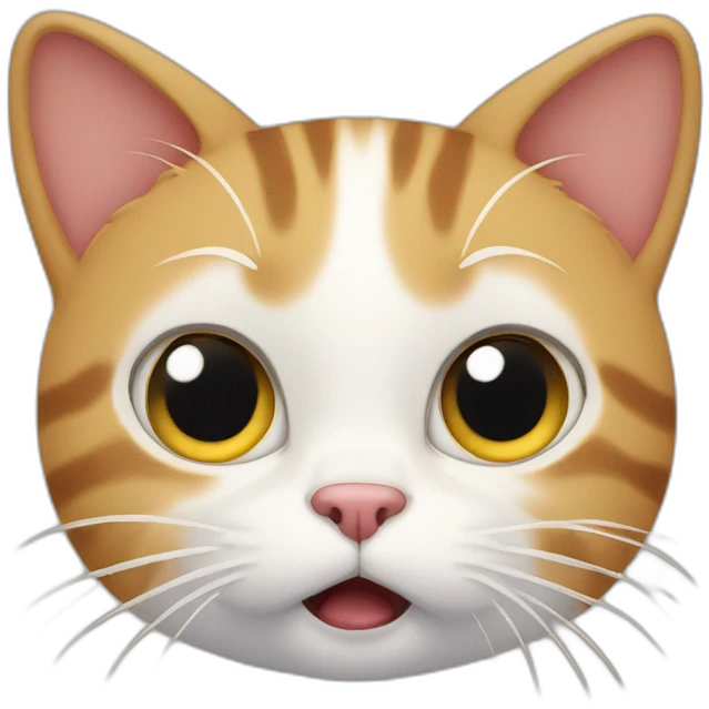 cat in shocked emoji