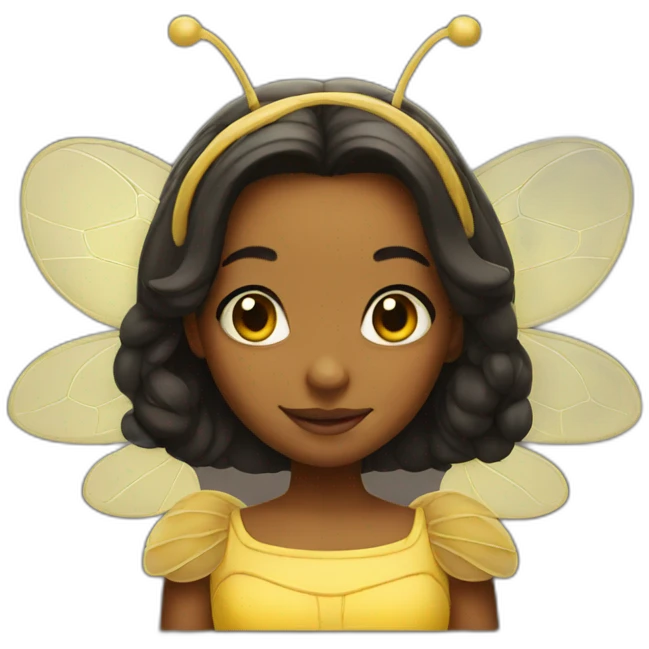 Bee princess emoji