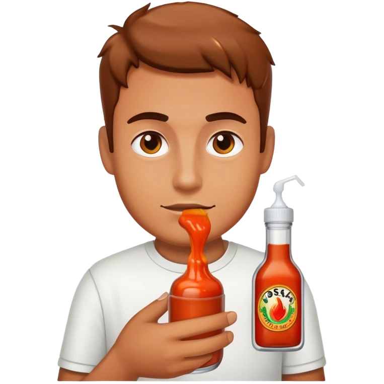 guy holding hot sauce and salt emoji