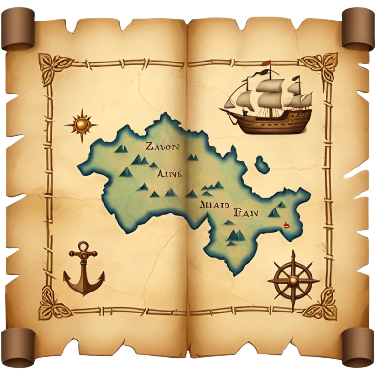 ancient map emoji