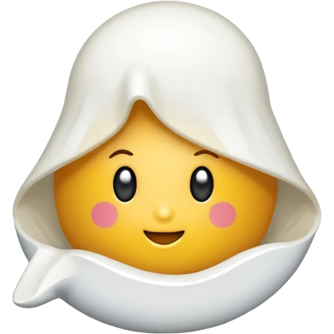 Una cebolla con una pegatina de que es nueva emoji