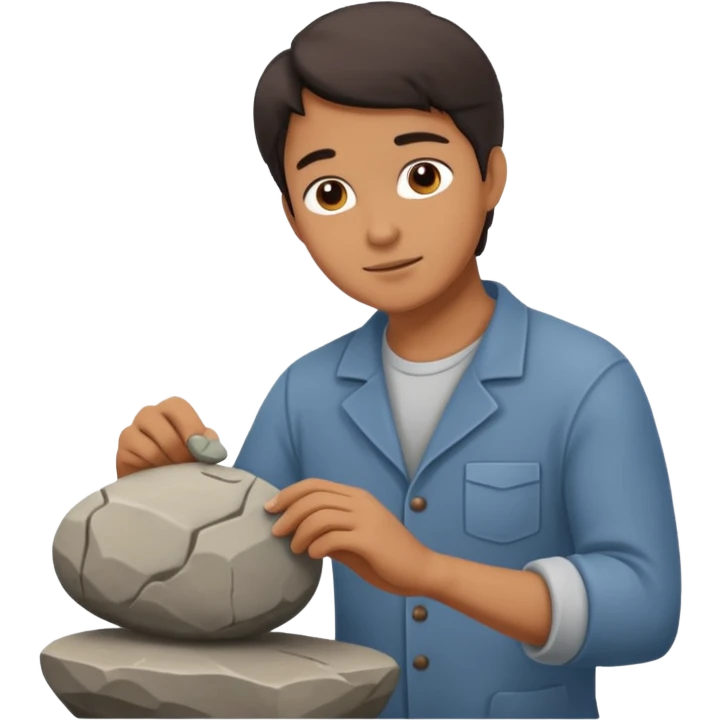 Sculptor on working on sculptor emoji