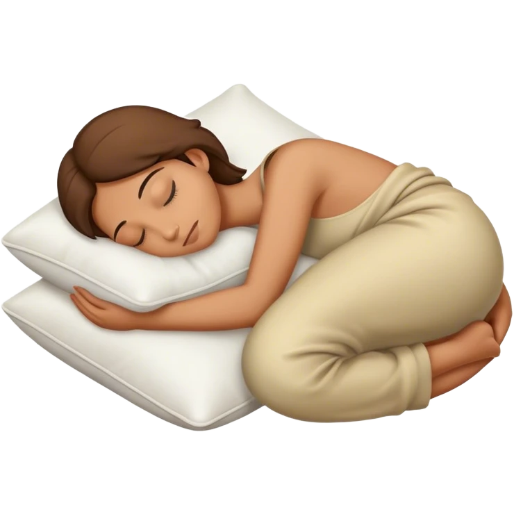 sleeping on a pillow emoji
