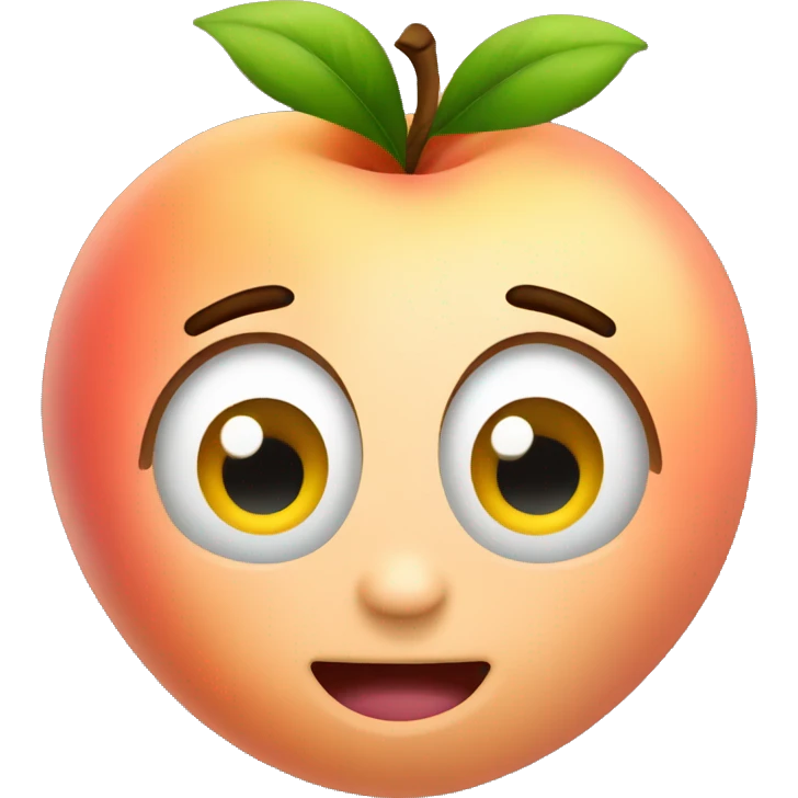 Peach emoji