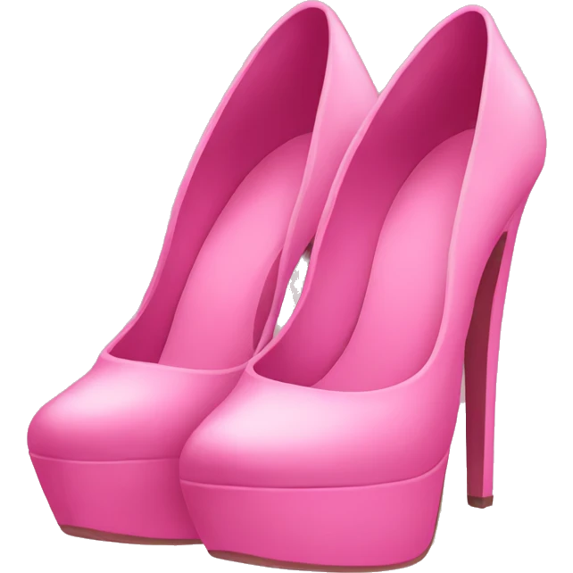 Pink heels emoji
