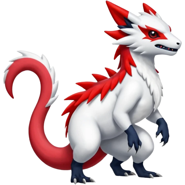 Absol-Salandit-Zangoose-Fusion (full body) emoji