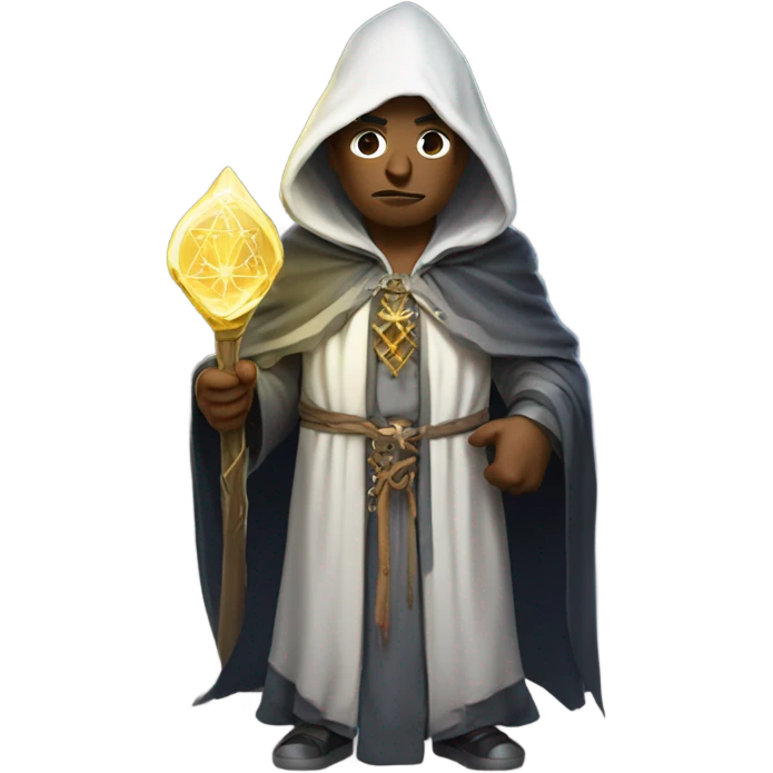 Bald warlock emoji