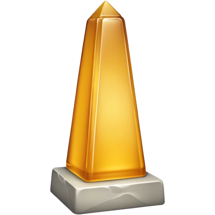 gray obelisk with honey emoji