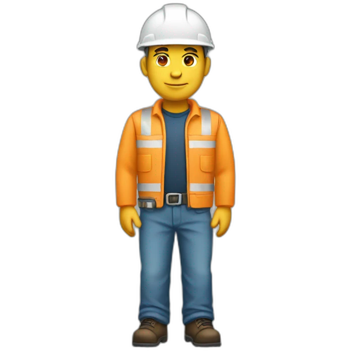 road builder full tall body emoji