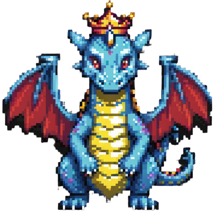 crowned dragon emoji