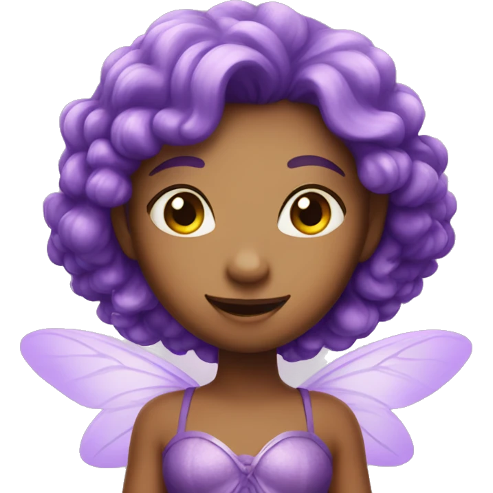 Purple fairy emoji