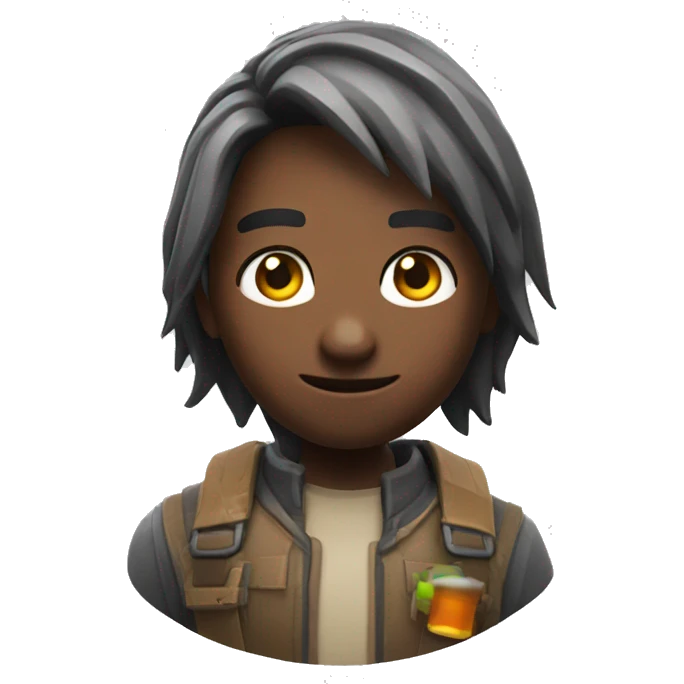Fortnite character noding head emoji