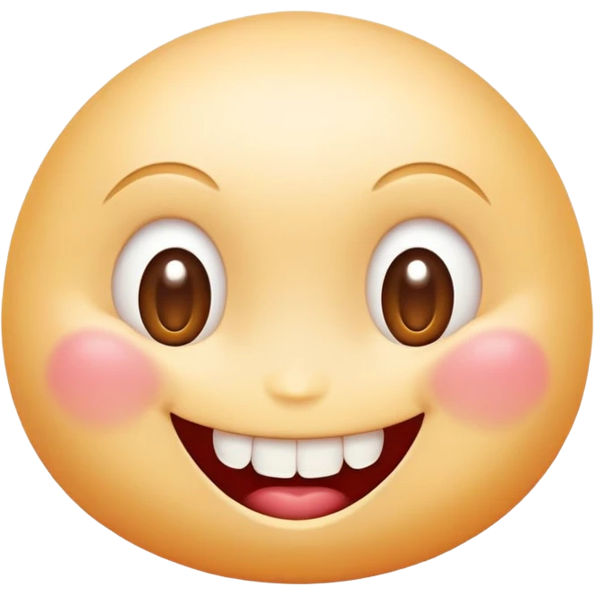 Belly button with face emoji