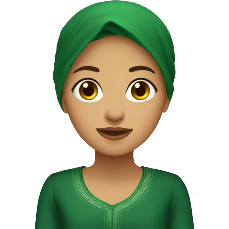 Fille algerienne emoji