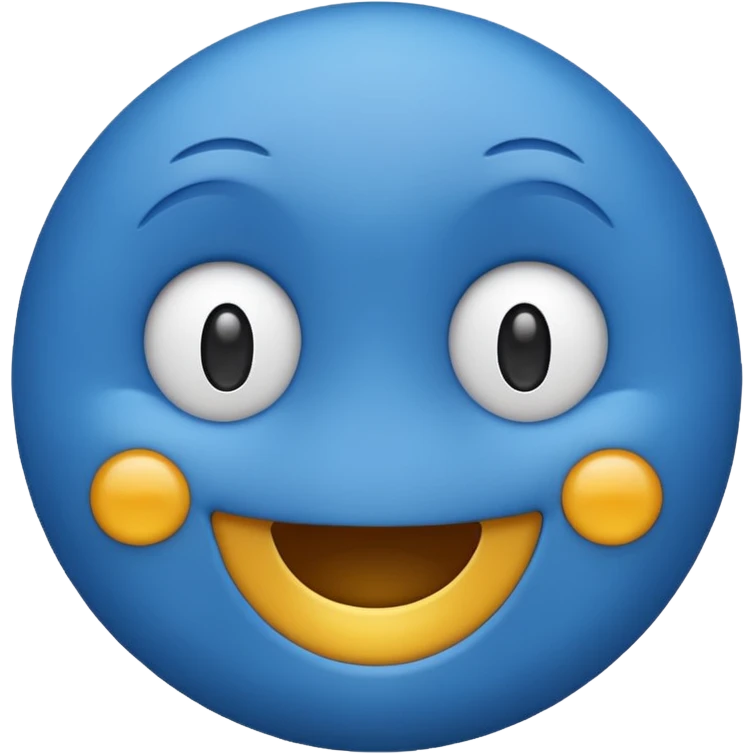 Blue emoji emoji