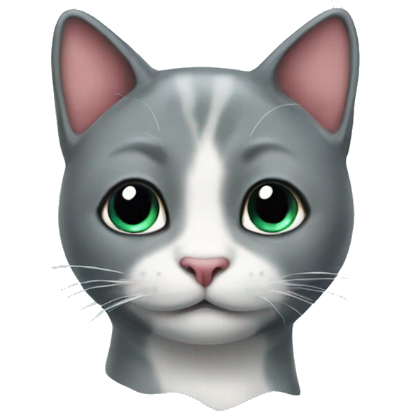 Cat dolphin emoji
